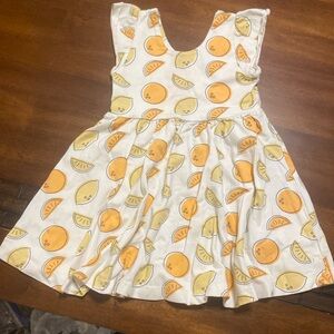 Monica + Andy Citrus Dress Organic Cotton Play Dress Size 3T